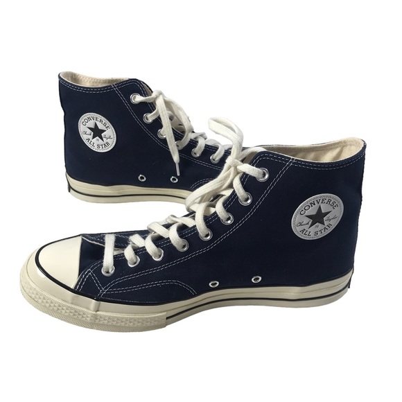 Converse Chuck 70 Hi Midnight Navy/Egret/Black Sneakers men’s size 11.5 - Picture 2 of 9